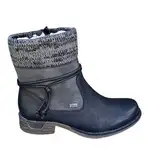 Generisch warehouse deal Winterstiefel Damen Damen Flach Rutschfeste Laufsohle Casual Spitze Zehe Klobiger Blockabsatz Winter 50 cent artikel 1 euro artikel ohne versandkosten