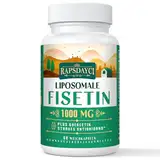 Liposomale Fisetin und Quercetin 1200mg - 60 Weichgelkapseln (1000mg Fisetin, 200mg Quercetin) - verbesserte Aufnahme - Nahrungsergänzungsmittel für Vitalität und Gesundheit - 60 Stück (1er-pack)