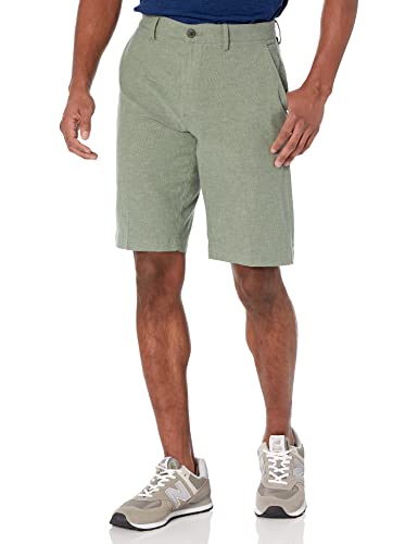 Amazon Essentials Herren Leichte Oxford-Shorts, Komfortabler Stretch, 28 cm Schrittlänge, Schmale Passform (Früher Goodthreads), Olivgrün, 36W