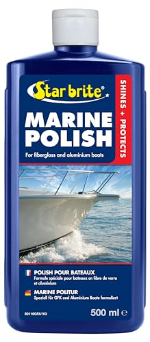 STAR BRITE Marine Polish – Ein-Schritt-Formel Entfernt Leichte bis Mittlere Kreide und Oxidation – Hinterlässt eine Langlebige, Schützende Beschichtung die vor dem Ausbleichen Schützt