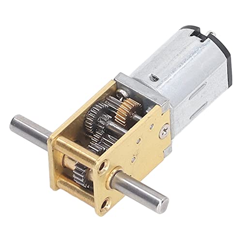 DC 3V Bürsten-Mini-Getriebemotor, Mikro-Turbo-Schneckengetriebemotor, 30 U/min Doppelwellen-Mikro-Turbo-Schneckengetriebemotor, Untersetzungsgetriebemotor mit festem Sitz