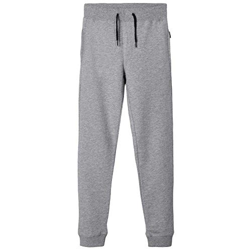 NAME IT Jungen NKMSWEAT Pant UNB NOOS Hose, Grau (Grey Melange), 140