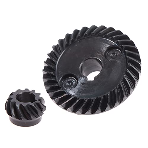 ELLANA Getriebewinkel 1pcs Metall Spiralschrägerrad Set 9523 Winkelschleifer 12 Zähne 32 Zähne Winkel Mühle Spirale Schräggetriebe Antriebswelle