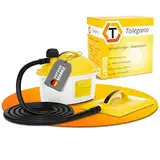 TOLEGANO Dampf - Tapetenentferner 2000 Watt Leistung, 4,5 Liter Wassertank, Arbeitszeit ca. 80 Minuten. Tapetenablöser Dampferzeuger Tapete entfernen Tapetenlöser dampfgerät steam