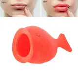 Lip Plumper, tragbares handgroßes Silikoninstrument mit Lippenpraller, fischförmiges Lippenvergrößerungswerkzeug für den täglichen Gebrauch mit sexy Lippen