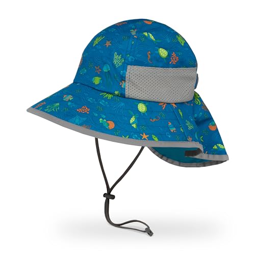 Sunday Afternoons Unisex Kinder Kids' Play Hat Sonnenhut, Ocean Life, Medium