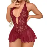 Weihnachten Reizwäsche Für Sex Damen Babydoll Schleife Brustfreier Negligees Nachtwäsche Sexy Damen Reizwäsche Babydoll Weihnachts Kostüm Negligee Offener Schritt Baby Dolls