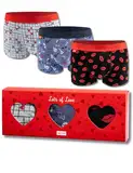 soxo Valentinstag Boxershorts Herren Lustige Geschenkset Baumwolle Unterhosen Geschenke Für Männer 3 Stück M