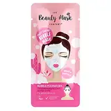 The Beauty Mask Company Crazy Cactus Bubble Mask, 1 Sachets, Reinigungs-Tuchmaske mit Kaktus-, Wasserlilienextrakt & Hyaluron, Hautpflege für jeden Hauttyp, vegan