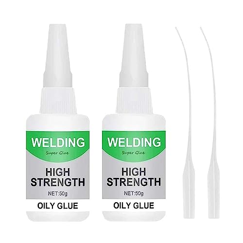 Welding High-Strength Oily Glue, 100-200ml Welding Glue Oily, Instant Bonding, Strong Adhesion, Repairs Last Long Time for Metal, Wood, Ceramics, Leather, Glass (2Pcs)