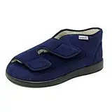 VAROMED Genua Winter Gesundheitsschuhe Damen & Herren Marine I Gr. 38 I Mit Schurwolle warm gefütterte orthopädische Schuhe für geschwollene Füße I Made in Germany
