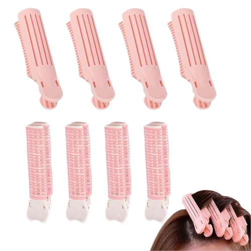 Yeomju Volumizing Hair Clips, 8 Stück Volumen Haar Lockenwickler, Air Curler,Wurzelspangen Für Haarvolumen, Flauschige Haarvolumizer Spangen, Lockenwickler Rollen Clips