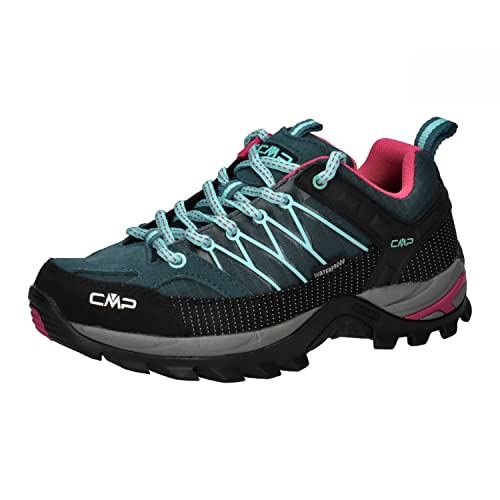 CMP Damen Rigel Low WMN Shoe WP Trekking-Schuhe, Deep Lake-Acqua, 40 EU