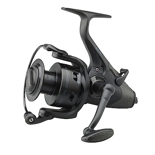 DAM Quick 4, Angelrolle, Spinnrollen, Allround-Fischen, Hochgeschwindigkeitsrolle für reibungslose und kraftvolle Leistung, Unisex, Schwarz, 8000