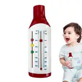 DAWCBVJQ Easy Pe-ak Flo-w Meter zur Überwachung der Lungenfunktion – Expiratory Flo-w Meter – Spirometer Atemmesssystem – Tragbares Spirometrie-Messgerät für tiefes Atemtraining Kinder Erwachsene