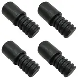 Niuhong 4 Pcs Besenstiel Mit Gewindeende Besenstiel Spitze Verlängerungsstangen Befestigung Besenstieladapter Plastik Verbinder Teleskopstange Ersatz-Verlängerungsstangenadapter