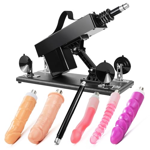 ANNGEOK Fickmaschine Sexmaschine für die Frau, Automatische Fickle Maschine Männer Liebesmaschine Dildo Sexmachine Mit 3xlr Aufsatz Männer Fickle Maschine für Männer, Frauen und Paare Extrem Sex Toy