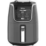 Ninja AF160UK Luftfritteuse MAX, 5,2 l, 6-in-1, verwendet kein Öl, Air Fry, Max Crisp, Braten, Backen, Aufwärmen, Dehydrieren, Familiengröße, digital, Kochen aus gefroren, antihaftbeschichtet,