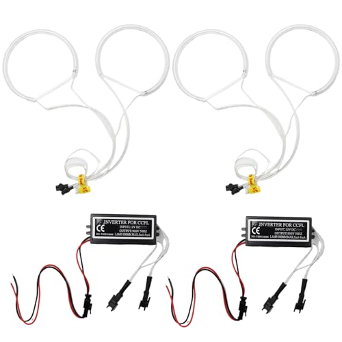 YananAC Angel Eyes Halo-Ring-Set 12 V weißes Licht für 3Serie E46 1993–2005 halo serie Angel Eye Scheinwerferzubehör