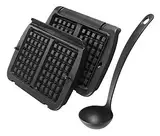 Tefal XA7248 OptiGrill Waffelplatte, Schwarz