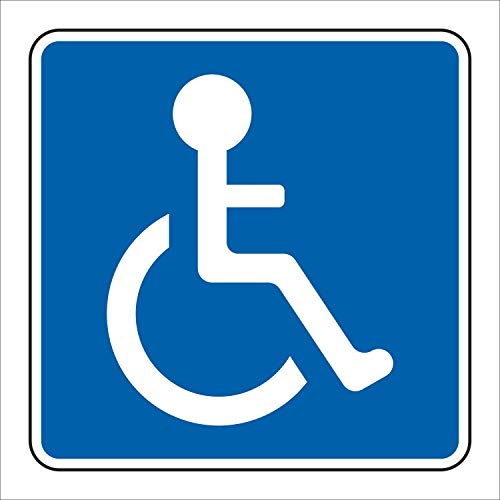 WERBEPUNKT. Schild Behindertenparkplatz Halten Parken Parkplatz Parkplatzschild 200 x 200 mm