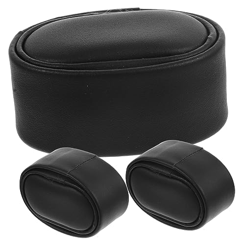 CAXUSD Uhrenkissen Armband Kissen Schmuck Display Kissen PU Uhrenhalter Für Zuhause Und Uhrenboutique Schwarzes Design Für Uhrenarmbänder Und Schmuckstücke