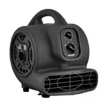 XPower Mighty Centrifugal Air Mover, Carpet Dryer, Floor Fan, Blower, Stackable, Daisy Chain, for Water Damage Restoration, Janitorial, Plumbing, Home Use (Schwarz, P-80A 320CFM)