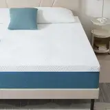 Hiimgo matratze 140x200, Höhe 16 cm Orthopädische Kaltschaummatratze, Mittlerer Härtegrad (H3), Schaumstoff Rollmatratze mit Bezug, Abnehmbar & Waschbar