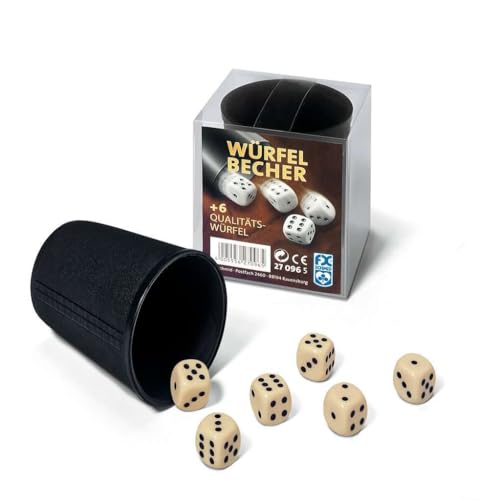 Ravensburger 27096 - Würfelbecher + 6 Würfel