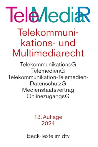 Telemediarecht: Telekommunikations- und Multimediarecht (Beck-Texte im dtv)