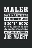 Maler und Lackierer Notizbuch (liniert) Lackierer Lustiges Malermeister
