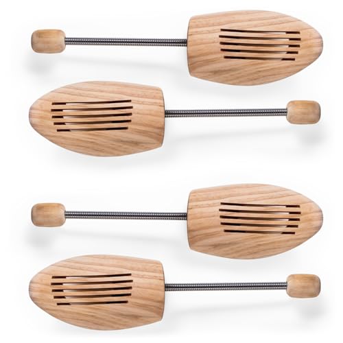 Blumtal® Schuhspanner für Damen und Herren aus Echtholz im 2er Set - Knickschutz Schuhe - Schuhstrecker Kiefernholz - Schuhspanner Herren - Schuspanner Damen - Shoe Tree- Schuhstrecker - Gr. 42-43