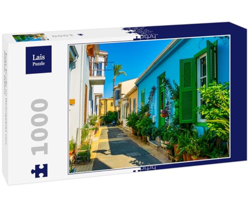 Lais Puzzle Enge Straße im Wohngebiet von Nikosia, Zypern 1000 Teile