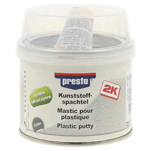 presto 443381 styrolfrei 250 g Kunststoffspachtel 250g, schwarz