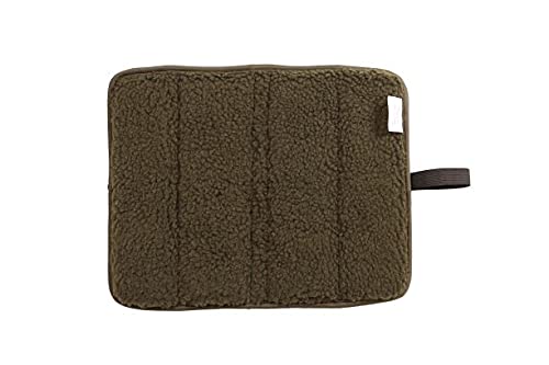 FARM-LAND Sitzkissen Faserpelz Oliv 36 x 29 cm Ansitzkissen Jagdkissen