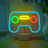 Horseneon Game Neonlichtschild Gaming Neons Schild Gamer LED Neonlicht Spiel Leuchtreklame Licht Neon Zeichen LED Neon Wandleuchten Batterie betrieben Spielförmige für Internet Game Room Bar Deko