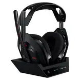 Logitech G Astro A50 LIGHTSPEED kabellose Gaming-Headset + Basisstation (Gen 5), PRO-G GRAPHENE, 3-System-Umschaltung, USB-C für Xbox, PS5, PC/Mac oder Nintendo Switch, Bluetooth - Schwarz