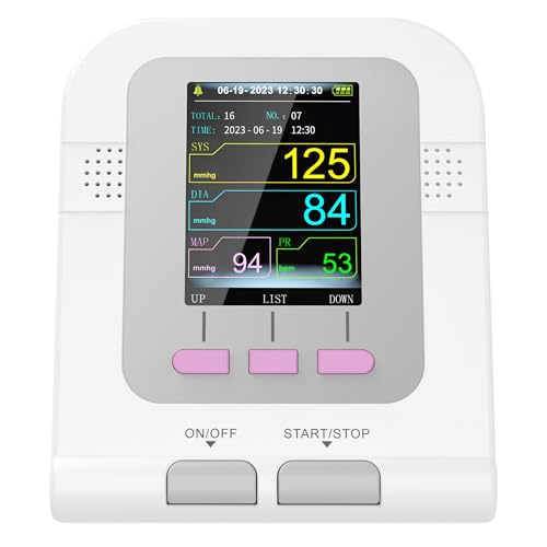 Gima - Blutdruckmessgerät für Tiere, elektronisches digitales Veterinär-Sphygmomanometer, großer LCD-Farbbildschirm, One-Touch