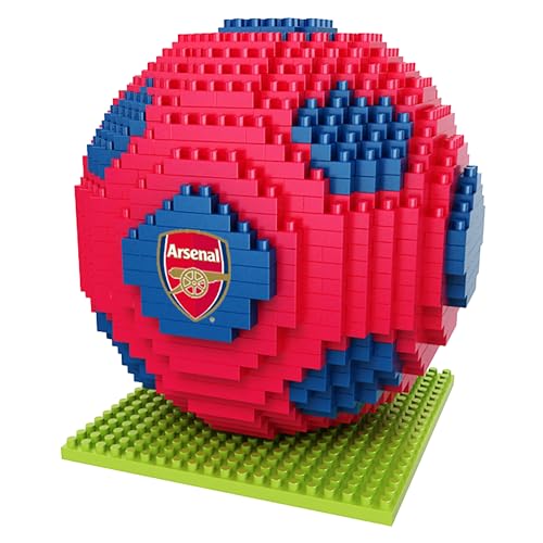 FOCO Offizielles Lizenzprodukt Arsenal FC BRXLZ-Steine 3D-Fußball BAU-Set