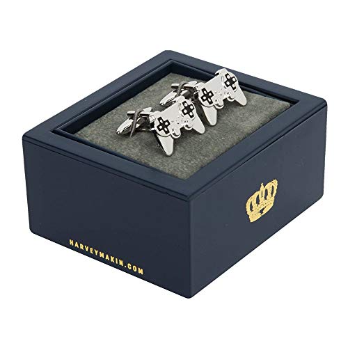 Mens Gift Designer Cufflinks - Playstation Controllers - Make An Ideal Gift by Gifts for Him/Her