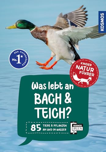 Was lebt an Bach und Teich? Kindernaturführer: 85 Tiere und Pflanzen am Wasser kennenlernen - für Kinder ab 8 Jahre