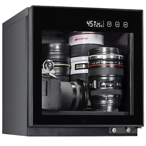 Dry Cabinet Kamera-Entfeuchter – 15L/20L/30L/40L Elektronischer Trockenschrank mit LED-Licht & Feuchtigkeitskontrolle für Kameraobjektive, Fotografie & Präzisionsgeräte 15L