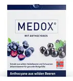 MEDOX® Klassisch ein rein pflanzliches Nahrungsergänzungsmittel, das einen besonders hohen Gehalt an Anthocyanen pro Kapseln ausweist