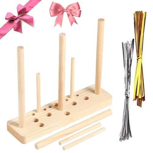 Holzkranz Bogenmacher, Bogenmacher für Bänder, Bows Ribbon Making Tool, Schleifenmacher für Bänder Holzkranz, für Bandkränze, Geschenkbögen, Partydekorationen, Verschiedene Handwerke