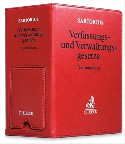 Verfassungs- und Verwaltungsgesetze der Bundesrepublik Deutschland Premium-Ordner 86 mm in Lederoptik mit integrierter Buchstütze: Textsammlung