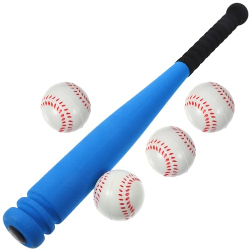 Supvox Baseballschläger- Und Ball-Sets 1 Set Outdoor-Baseball-Set Für Teenager Kunststoff-Baseballschläger Ballspielzeug Für Jugendliche Anfänger Indoor-Outdoor-Baseball-Sportspiel