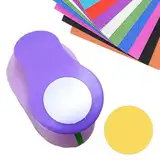 Stanzer Rund 50mm Papierstanzer Motivstanzer Rund Papier Ausstanzer Stanzer Kreis Motivlocher Stanzer Set Ausstanzer Motiv-Locher für Geschenkanhänger, Basteln, Scrapbooking, Fotos, Grußkarten