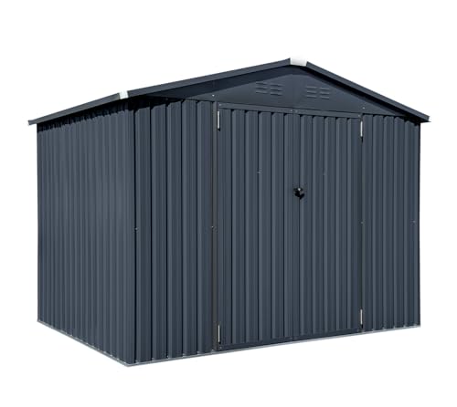 Westmann Stahl Gerätehaus Minor 86 | Anthrazit | 182x247x197 cm