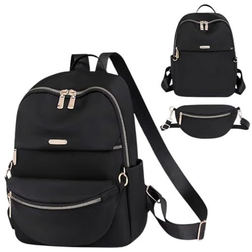 Makukke Rucksack Damen Klein, Cityrucksack Handtasche 2 in 1 Wasserdicht Rucksackhandtaschen Mini Backpack Women Casual Daypack für Lässig Schule Travel Wandern Arbeit