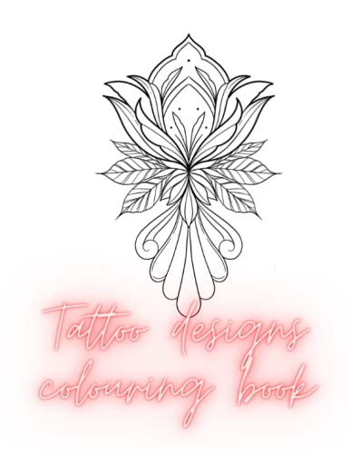 Tattoo colouring book